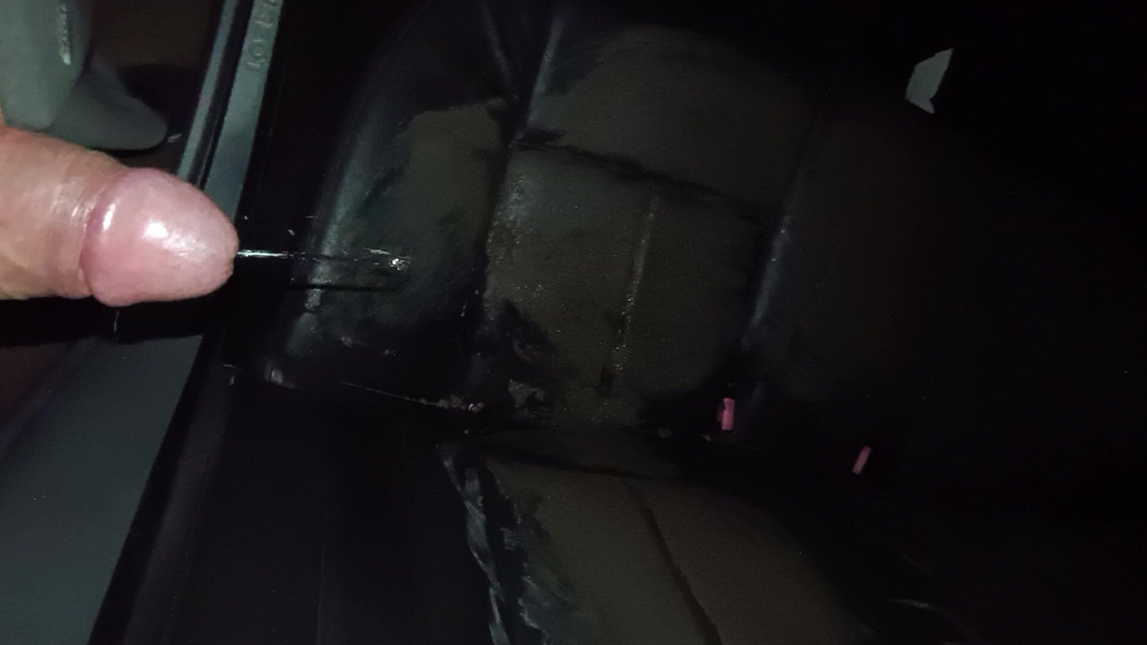little piss on muddy bacseats in my car