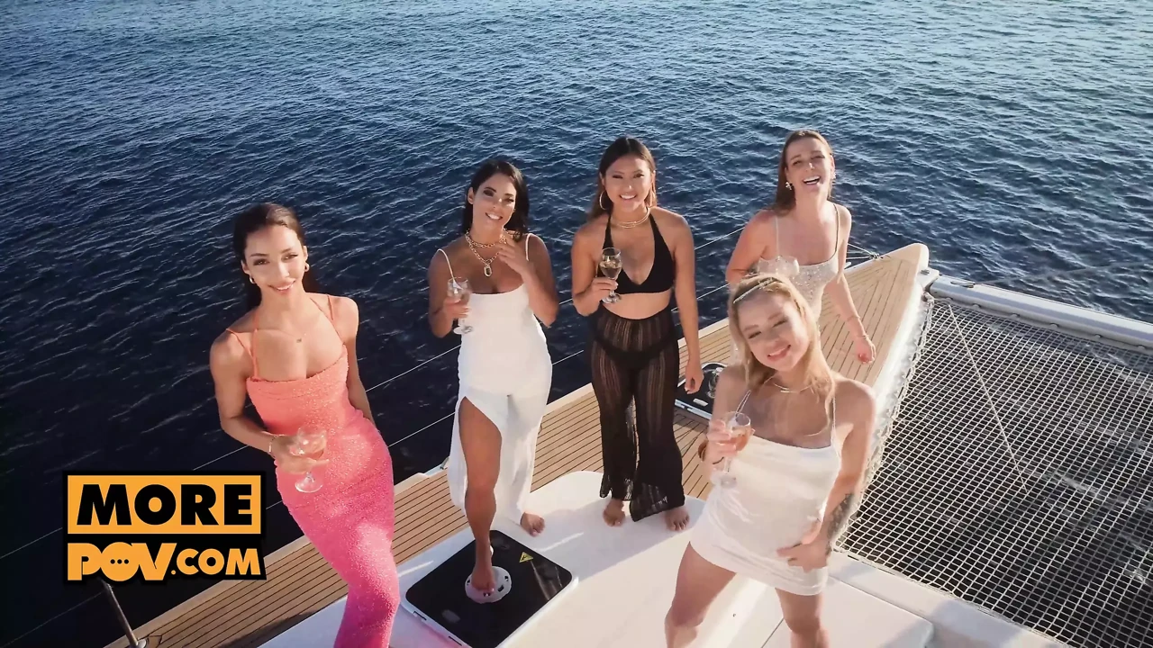 Awesome Bachelorette Foursome with Alexa Flexy, Lia Lin and May Thai