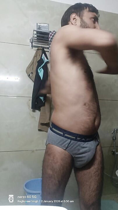 Indian Rajasthani desi man enjoy shower and masterbation show with neighbour police officer uncle daddy pakistani daddy teacher