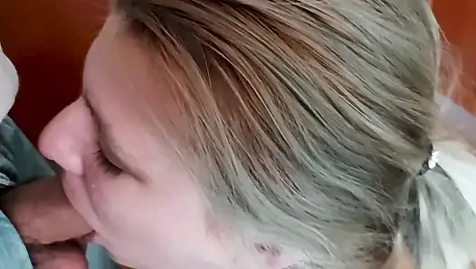 Real Homemade Deepthroat Blowjob Cum in Mouth Swallow Compilation