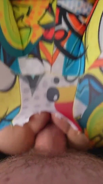 Spectacular moment from "Caught my stepsister masturbating and fucked her, tearing her leggings on her big ass"