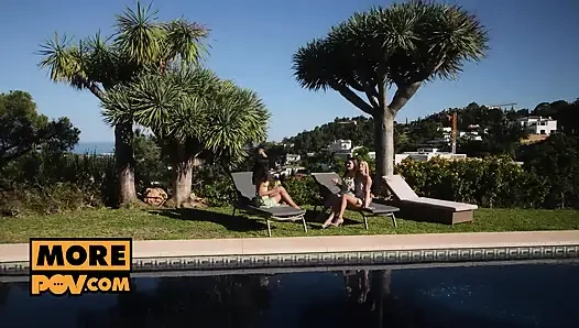 Seks foursome hot bareng candee dan leya save lia lin