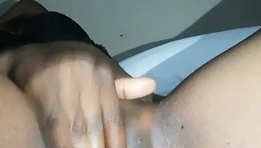 Fingering my shaved pussy