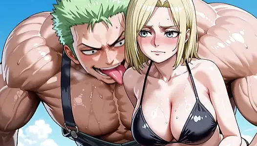 Zoro (OP) x Annie (AOT)