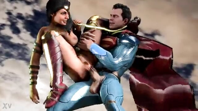 Horny Wonder Woman ngentot sama superman