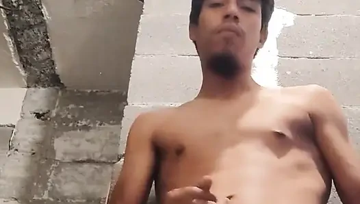 Great Friday the 13th Naked on the Toilet Masturbating Spilling Cum
