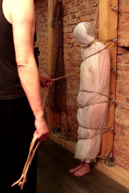 Bound and Punished: Slave Slut Wrapped Tight in Hardcore BDSM Torment