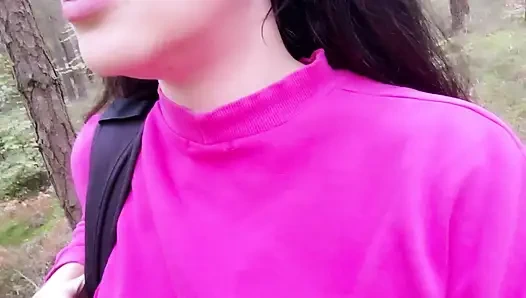 Risky German JOI public masturbation (almost caught)