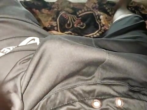 Alone boy in room and watch dick
