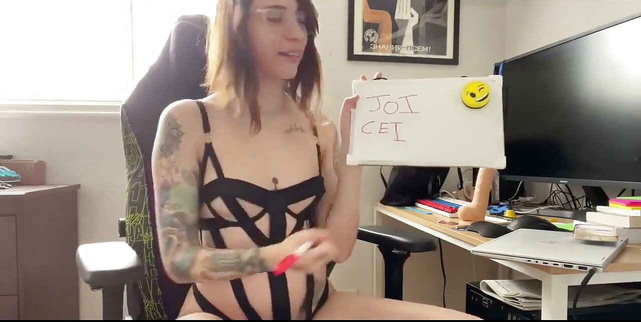 Dominare feminină - Sex Profesoară Ed Instrucțiuni de masturbare