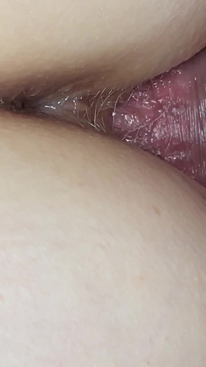He rubs his hard cock on my tight pussy till huge cumshot! | Clip 2