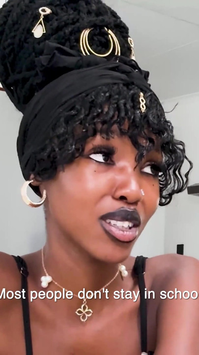 Her BOYFRIEND couldnt handle her... I showed this BIG TITS EBONY student what a REAL cock feels like | Clip 1