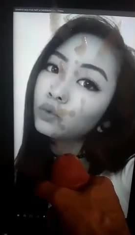 Hot Asian Girl Cum Tribute 4