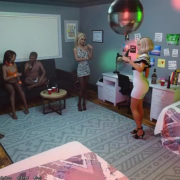 Being a Dik 0.8.1 Part 234 Party and Sex with Mel by Loveskysan69