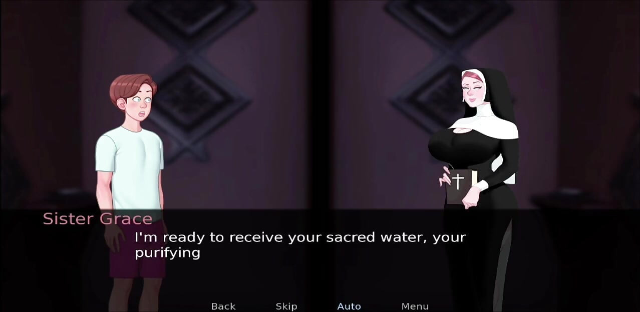 Sex Note #23 - Nun Grace gave johannes a blow job