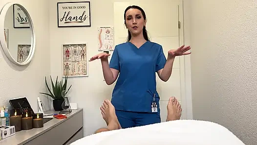 Er wird während der massage beim erwischt