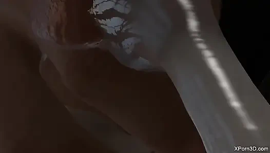 POV Giantess Handjob and Cum in Your Face - Giant Futa