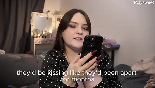 Порно истории - трах страпоном с соседкой, глотающей сперму