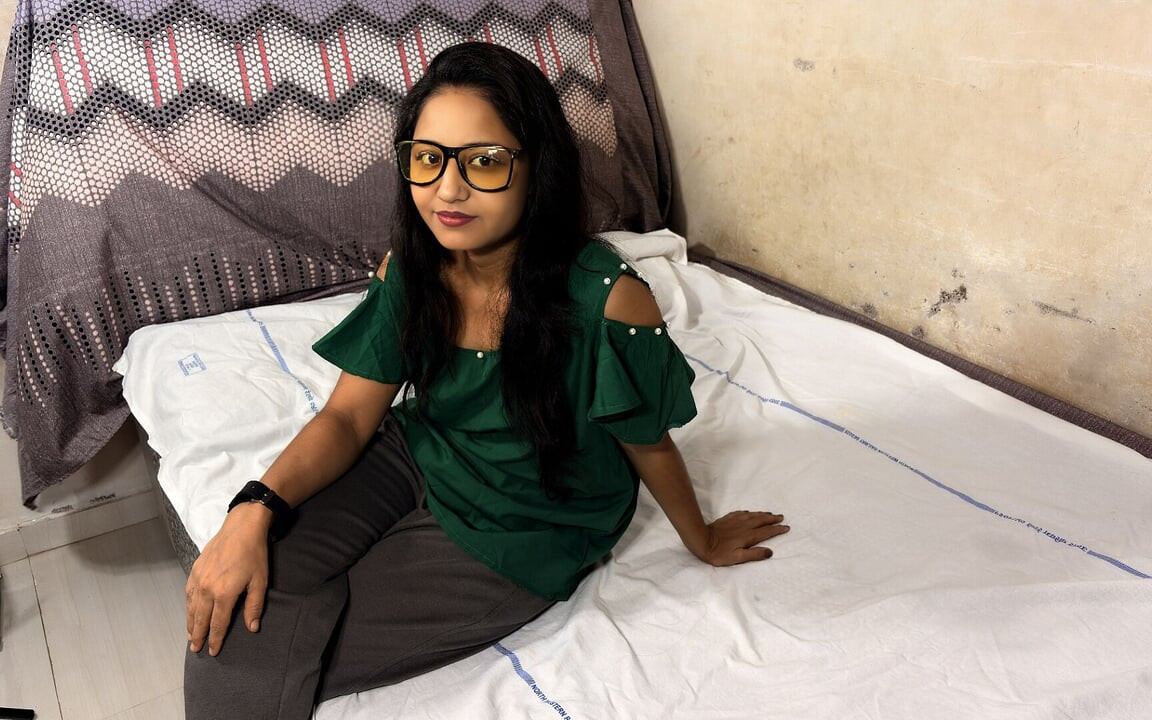 Indian Stepsister Can't Stop Squirting While Studying