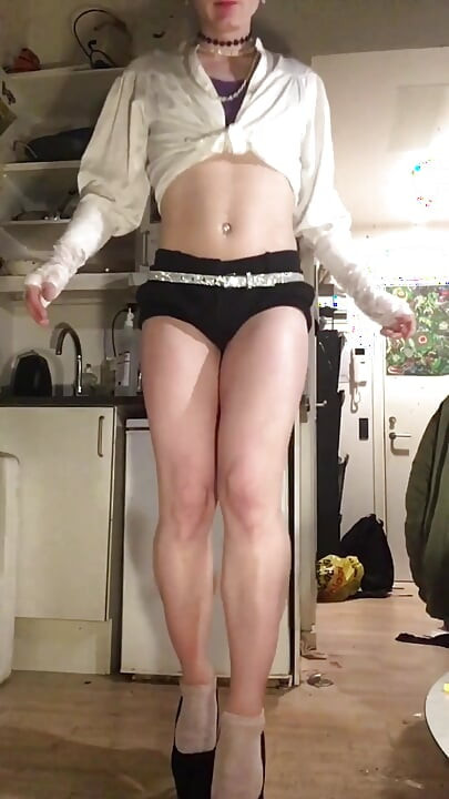 Sissy Fag Jes Brinch Hotpants