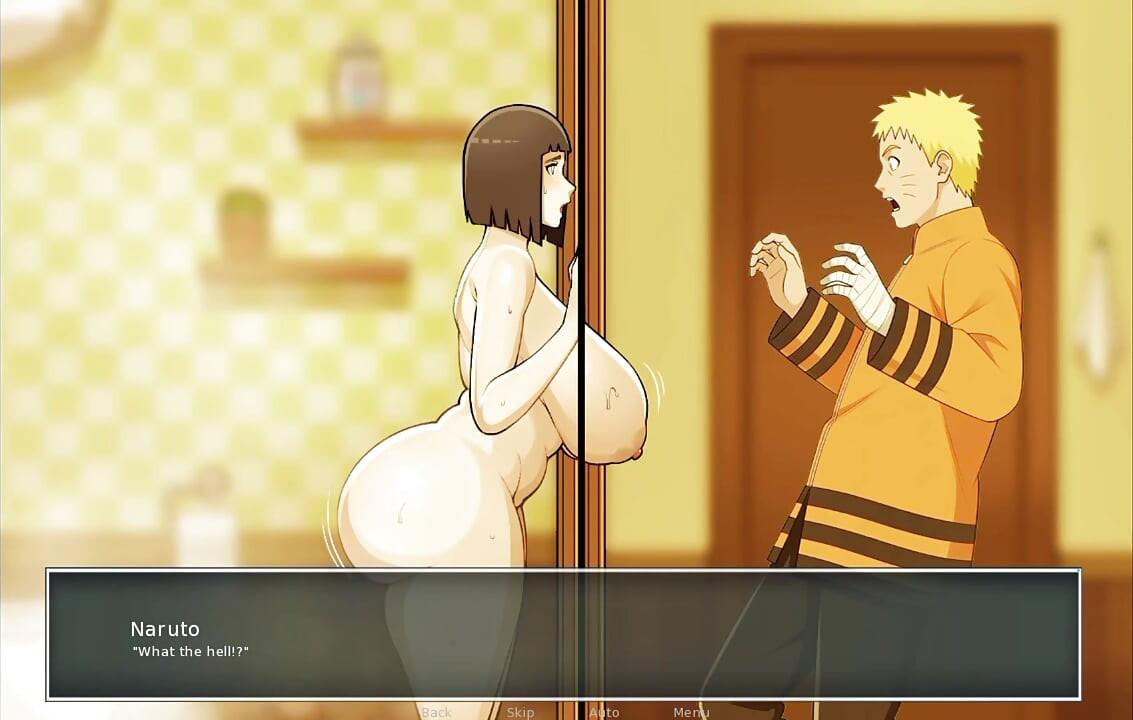 Konoha MILFs Part 38 - Naruto Almost Caught Hinata Masturbating Her Stepson in the Bathroom - by Eroticgamesnc