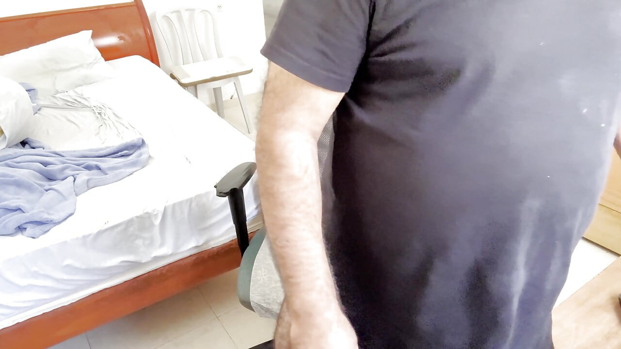 Playing with My Ultra Sensitive Cock as I Watch Next Door Neighbour, Hoping She Catches Me in the Act