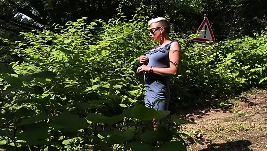 German DP Piss Slut Gets Wild Double Pound