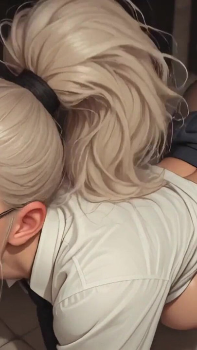 Big Boobs Secretary Sloppy Blowjob and Wet Pussy Fuck! Ai Generated. Animated porn | Clip 2