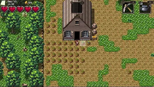 Fucking the Horny Farmer's Tits