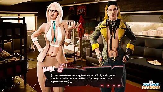 Sex, Sin & Rock'n'Roll Gameplay Part 1 - Van Crash, Motel Stop & A Strange New Beginning