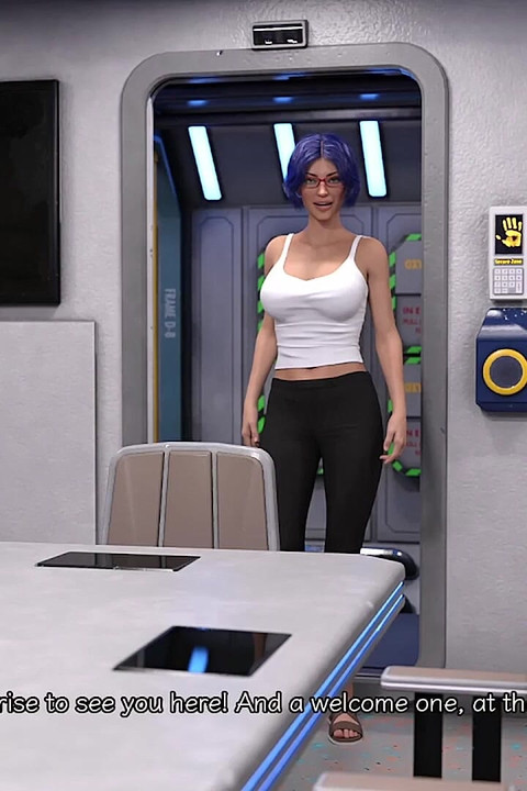 Stranded in space - rencana ngentot tante seksi rambut biru