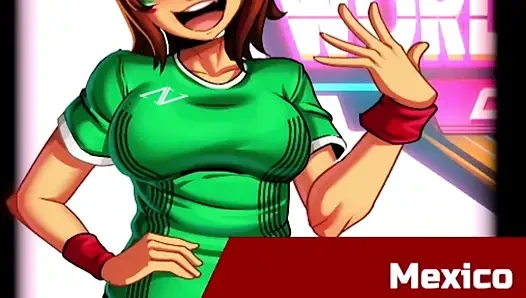 World Cup Girls - Vertikal - Pertandingan Piala Dunia FIFA dan Meksiko menantang kami dan kami mungkin akan mendapatkan blowjob spesial!