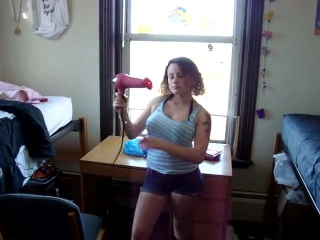 Hot Emo College Cutie Does A Striptease