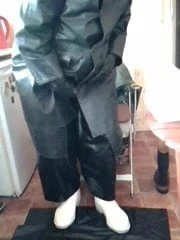 Piss and rubber pleasure.