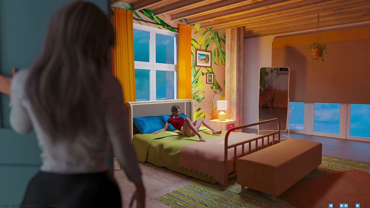 Being a Wife (v1.220p) - P6 - the Slutty Wife Awakens in Her - the Moment Her Husband Leaves the House for a Business Trip