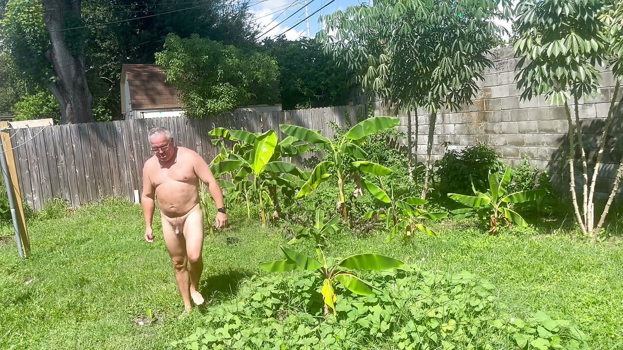Nude in the Back Yard