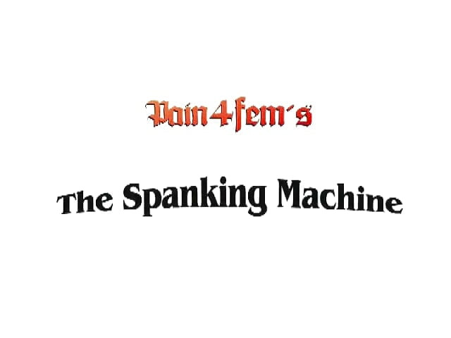 Nicol Spanking Machine - Cane
