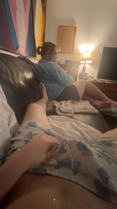 Must-see moment from "He got ignored while jerking off and cumming"