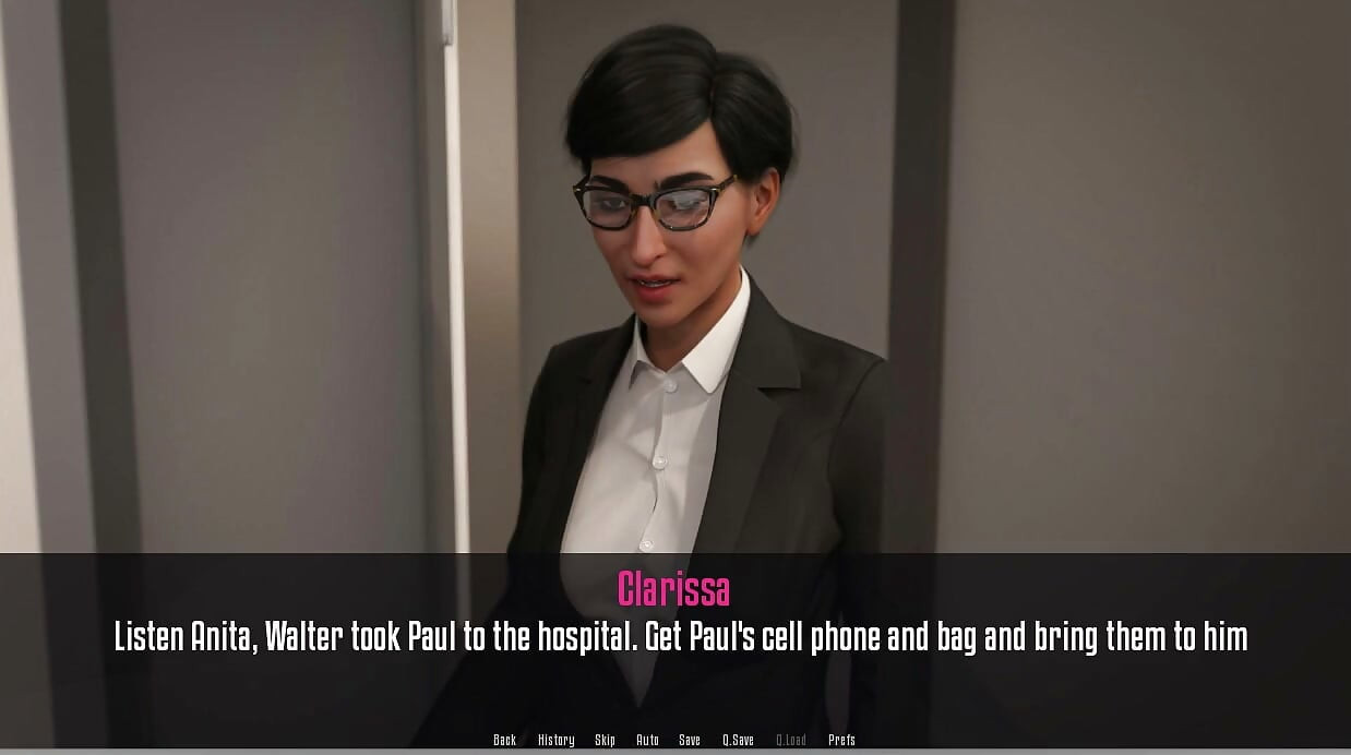 Anita's Internship - Gameplay - Roleplay - Lesbian - Fake Tits and Ass Tested by Anita