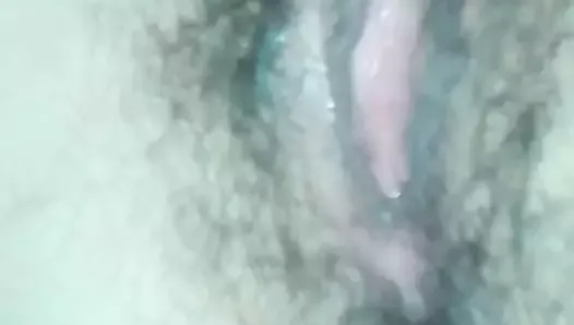 Dripping Hairy Pussy