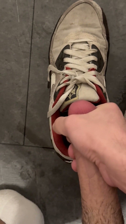 Horny full of pissed sneakers!! | Clip 1