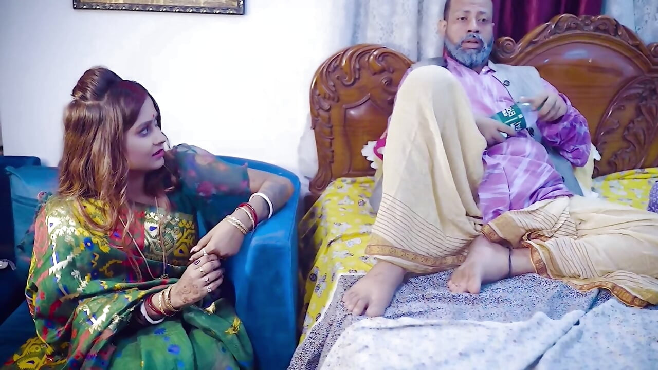 Bete ke ghar pe nhi rahne par sasur ne meri jawani ki pyaas bujhai