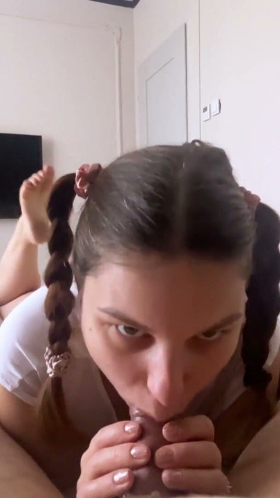 slutty wife just want to suck cock and swallow hot cum | Clip 1