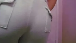 big butt white girl tease