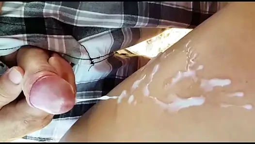 Bacak üzerinde mumlu