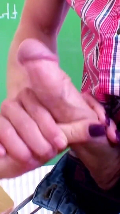 Powerful moment from "Big Dick Classmate seduce Virgin Teen to Fuck when Teacher away"