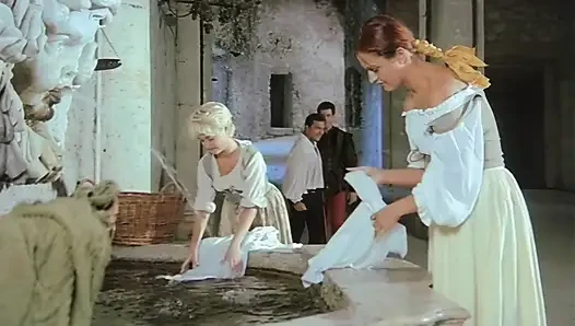 Renaissance Foursome: These Washerwomen Are Real Sluts
