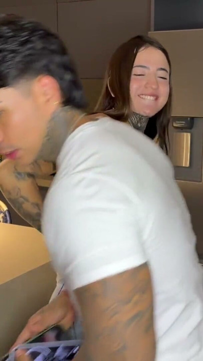 I met a beautiful girl and offered her her first porn debut | Clip 2