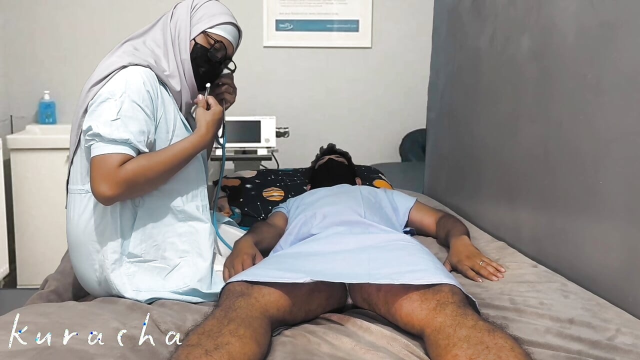 doctor checking patient if he can fuck.