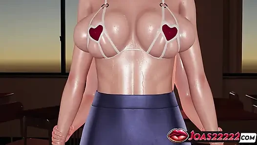 Big Tits Luna Zoldark in Stockings - Indulge in Thighjob Fetish in Leggings Close Up, Engaging in Standing Anal Doggystyle